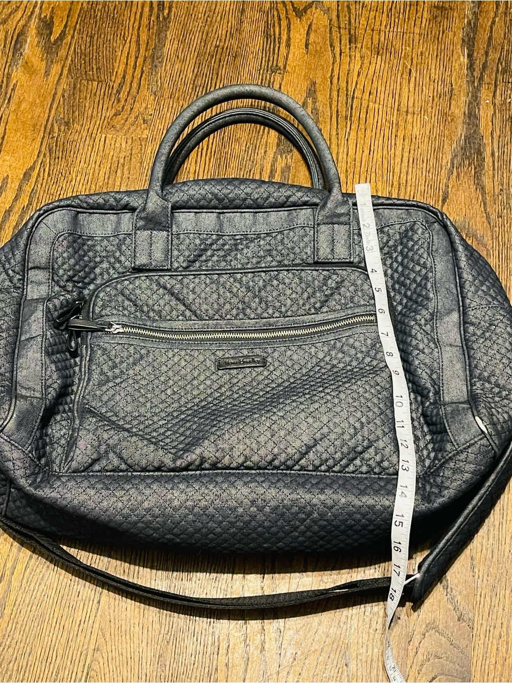 Vera Bradley   Casual  versatile travel Black Quilted Tote Bag women’s - Picture 9 of 13